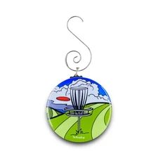 Disc Golf Retro Mini Ornament Handmade Holiday Stocking Stuffer Gift Decor