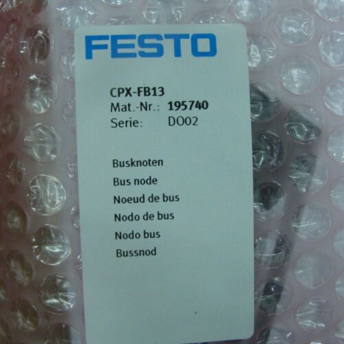 1 Stück Neu Festo CPX-FB13 195740 Knotenmodul Kostenloser Versand - Bild 4 von 4