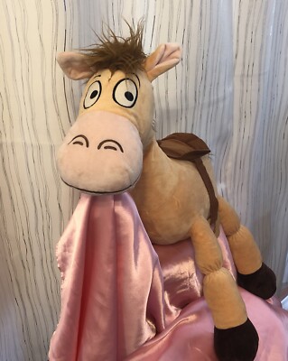  Disneyland  /Authentic Toy Story ''BullsEye'' Tan Horse w/Brown Saddle '20 Plush!