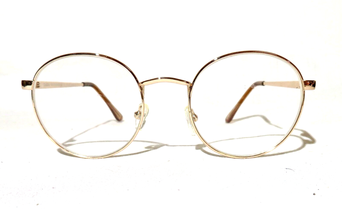 Zara 02727/203/303/032 eyeglass 50-22-148 Gold metal Round