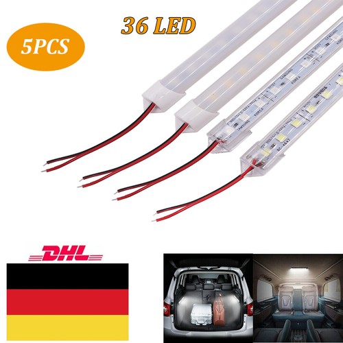 4x 12V/24V LED Streifen Leuchte 108-LEDs Auto KFZ Van VOLT Stablampe Lichtleiste