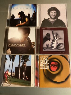 6 CD ROCK POP 2000s Lot Lindstrom Embrace Default Built To Spill David Holmes