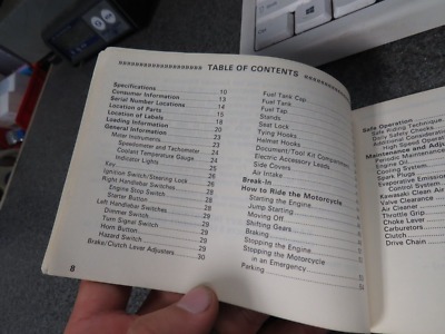 Kawasaki Factory Owners Manual 1992 ZX-11 ZX110 C3 99920-1579-01