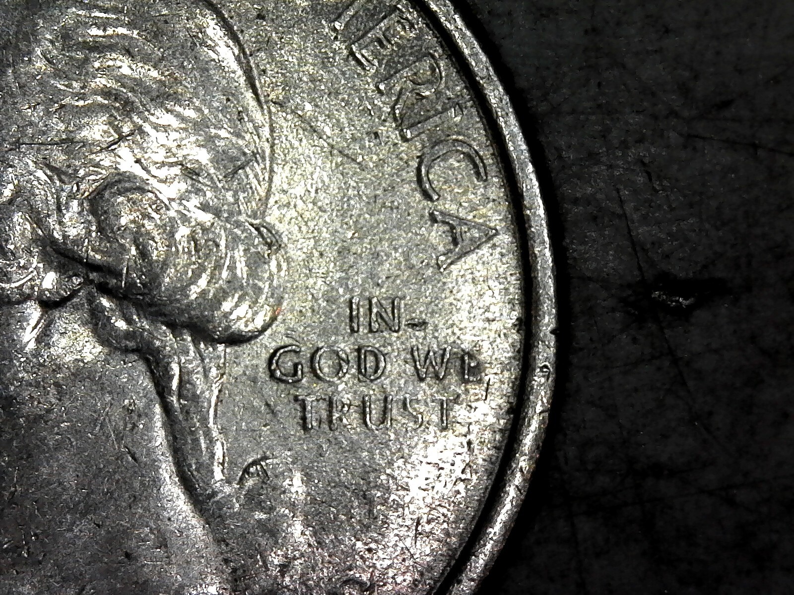 2012 P Strike Through Grease ErrorDenali AlaskaQuarter mint mark and