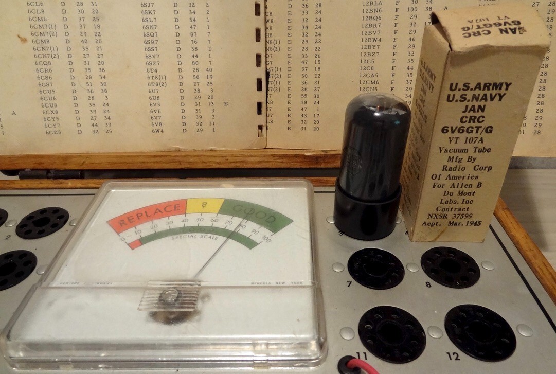 Tung-Sol NOS 6V6GT Strong Gm & MA Vintage USA Vacuum Tube  We Can Match For Free