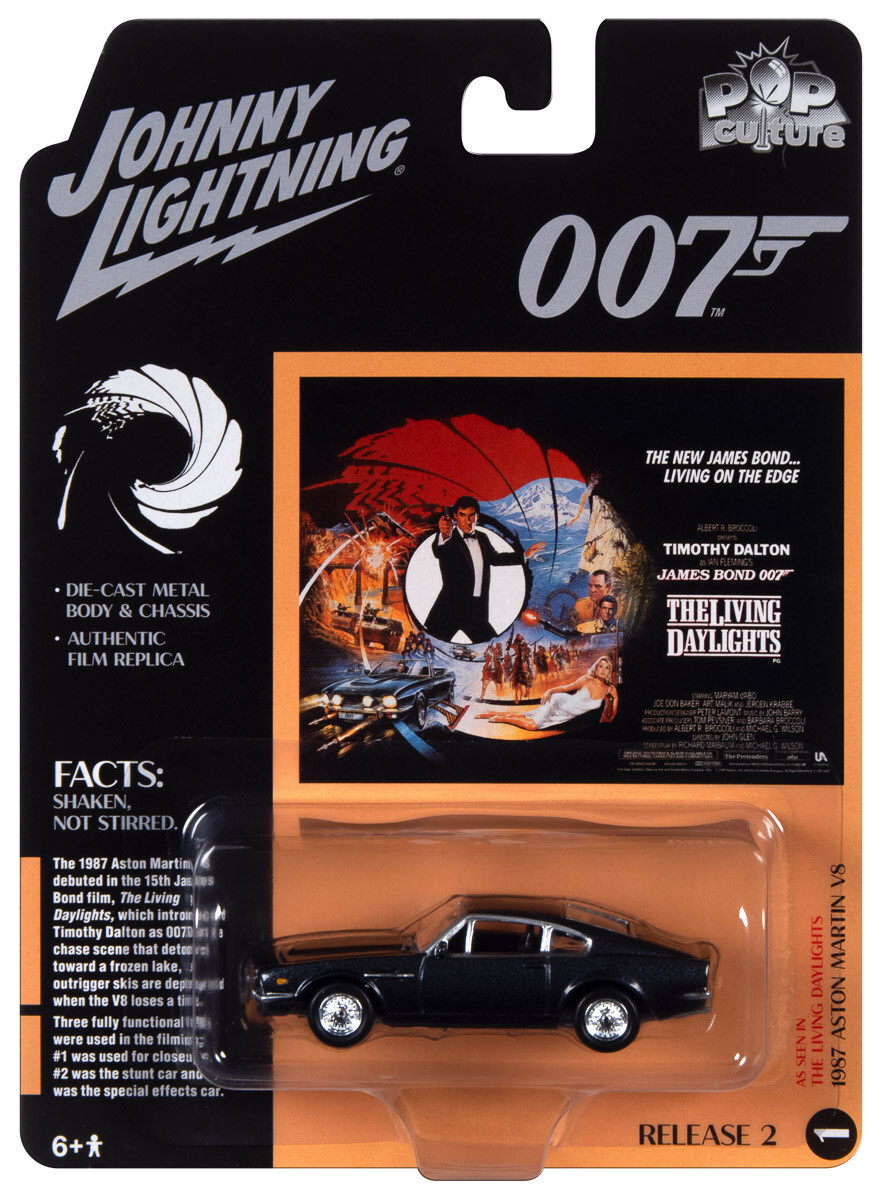 JAMES BOND 007 THE LIVING DAYLIGHTS ミニカー James Bond 007 1987 ASTON MARTIN Vantage The Living Daylights