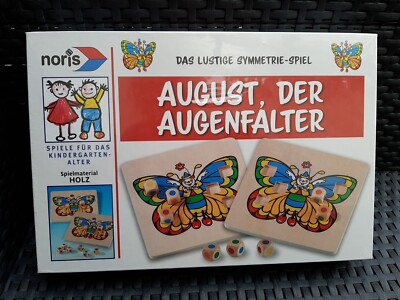 NORIS - August, der Augenfalter     Das lustige Symmetrie Lernspiel      NEU/OVP