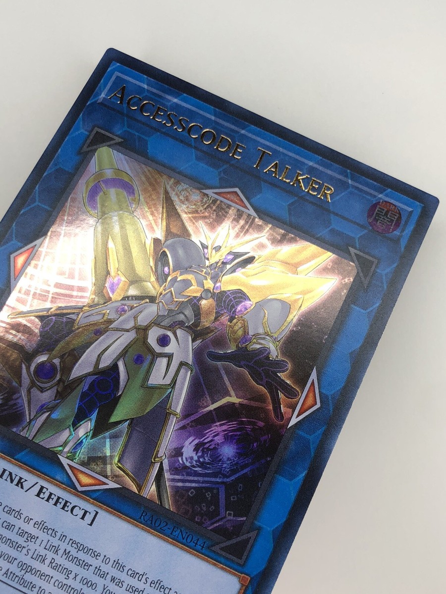 Yugioh Accesscode Talker RA02-EN044 Ultra Rare 1st Edition Near