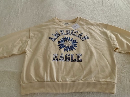 AMERICAN EAGLE Women’s Crew Neck Sweatshirt Size M NWT