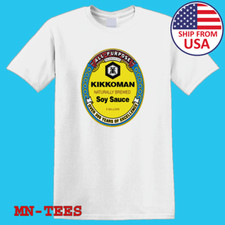 All Purpose Kikkoman Soy Sauce White Size S-5XL