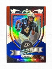 Rondale Moore ~ 2021 Panini Prizm Draft ~ Crusade Rookie Red White Blue