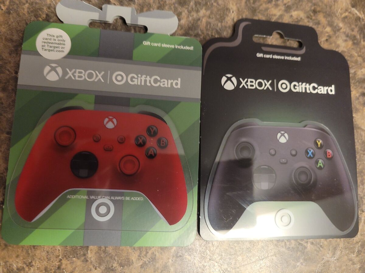 Target Gift Card - XBOX - Die-Cut Game Controller - 2021 - No Value - On  Backing