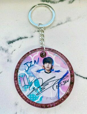 BTS Keychain: Signature Series (JIN Kim Seokjin) Autograph