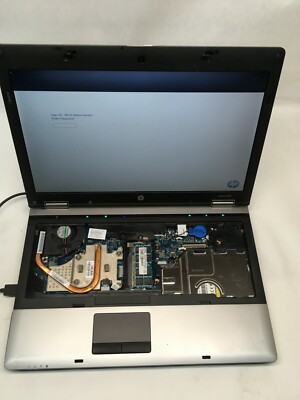 HP ProBook 6445b 14'' Laptop Boots to Locked BIOS NO Keyboard/HDD/Battery JR