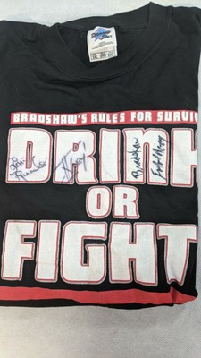 WWE APA AUTOGRAPHED WRESTLING SHIRT 
