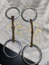  2 Vintage Bit - Pony Copper Twisted Snaffle 1-3-1/2  1-1-3/4  