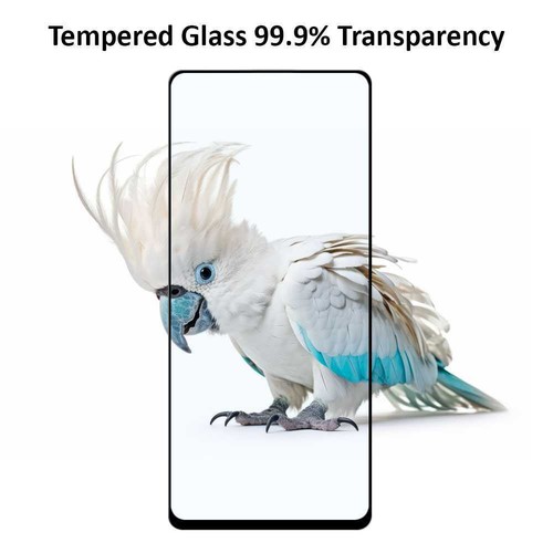 Protettore di Vetro Cristallo Temperato 9H Premium Nero per Oppo A94 5G/A74 4G - Zdjęcie 5 z 7