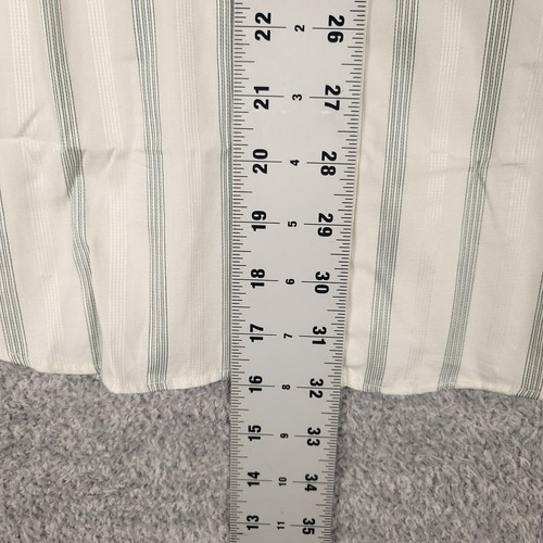 The J Peterman Company Shirt Men L 16-33 White Striped Long Sleeve Made in USA - Picture 8 of 10