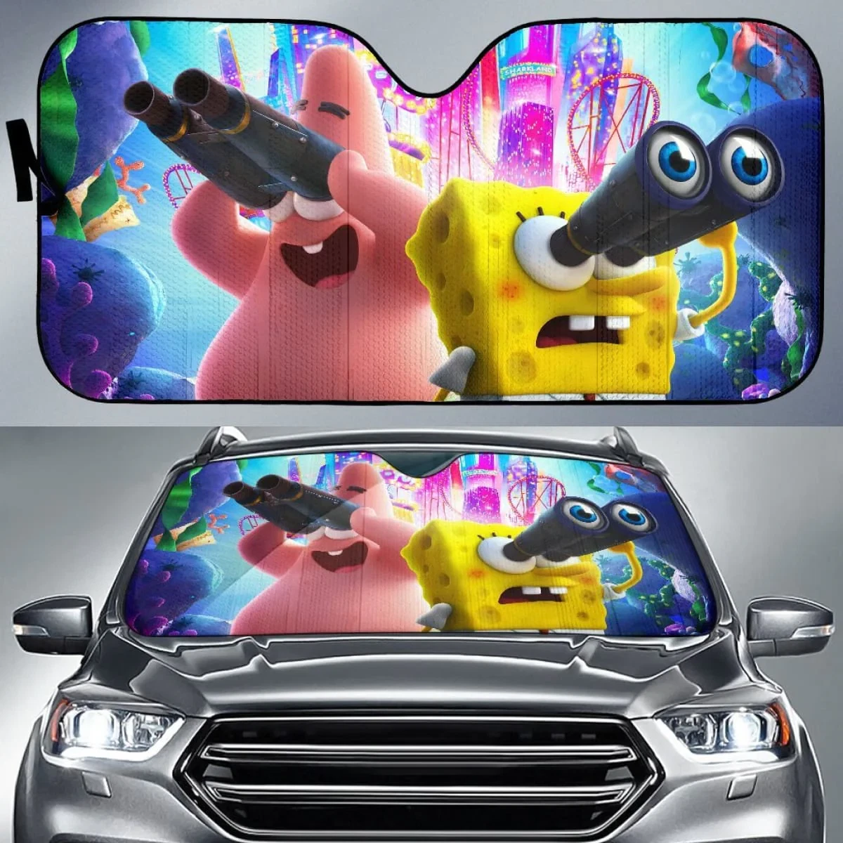 The Spongebob Movie Car Sun Shade