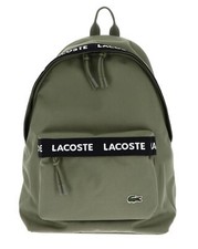 LACOSTE backpack Neocroc Logo-Backpack Tape Kaki