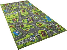 Race Car Track Rug Play Mat For Kids Toddlers Carpet Road Toy Track Floor Medium