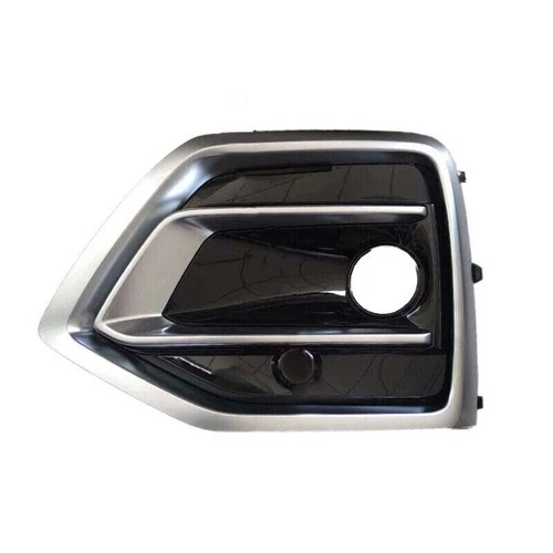 For Audi Q5 2021-2024 Front Bumper Fog Light Cover Grille Trim W/ Chrome 2Pcs - Picture 8 of 11