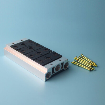 1Stück 4V210-08 Solenoid Valve Base Verteiler Mit Schrauben Und Unterlegscheiben