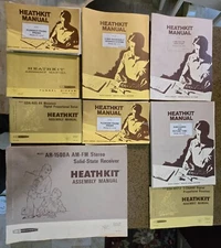 Heathkit and Various Manuals, See Description and Pictures for Details 20+ Items