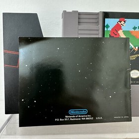 Vintage Video Game Cartridge GOLF Sports Nintendo System NES Instruction Manual