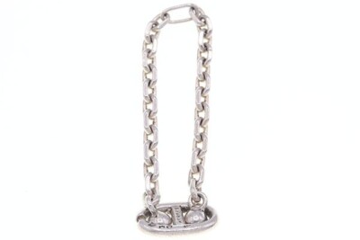Hermes Vintage Sterling Silver Chaine D'Ancre Bag Charm Key Hermes Vintage Sterling Silver Chaine D'Ancre Bag Charm Key