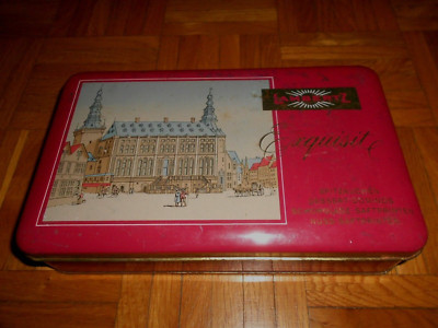 Lambertz Aachem Cathedral West Germany DDR vintage chocolate Exquisite tin box