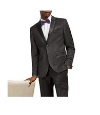 NWT Ted Baker Men's Black Antonj Pashion Dinner Suit Jacket Coat 46R 649 BB433