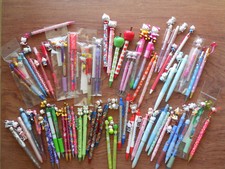Hello Kitty Pen Mechanical Pencil Topper Charm Vintage Sanrio Smiles Mascot
