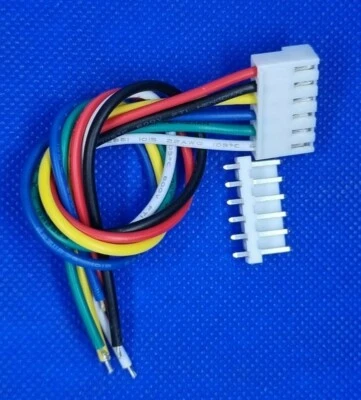 JST VH 3.96 6-Pin Stecker +Buchse mit Kabel ca. 20 cm
