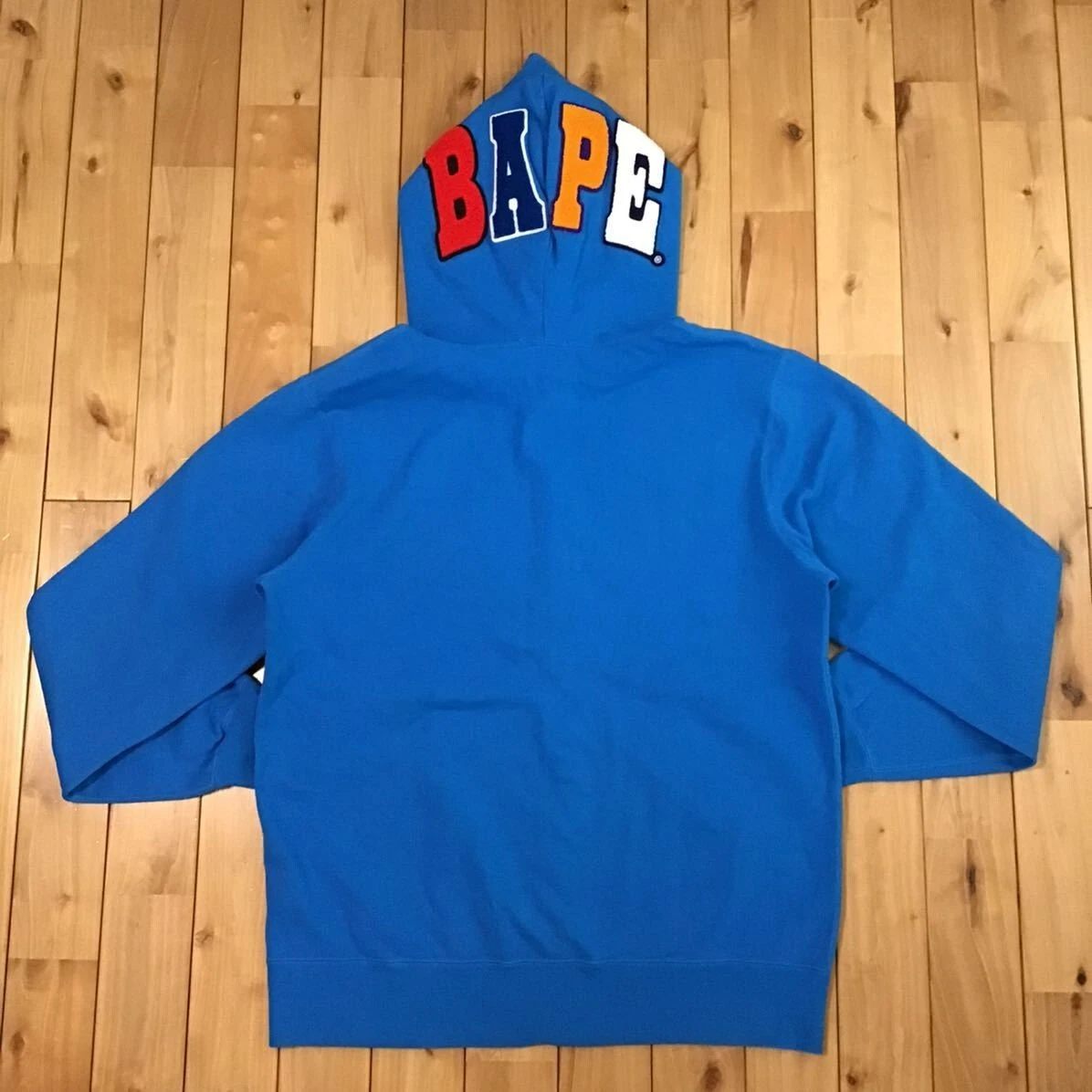 2XL BAPE head full zip hoodie Blue A Bathing Ape Size XXL