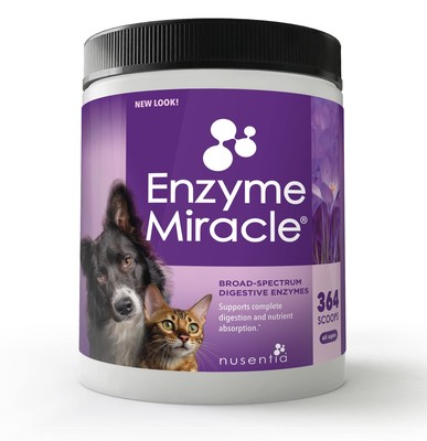 Enzymes for Dogs & Cats: Protein, Carbs,Starches and Fats Digestion (364 Scoops)