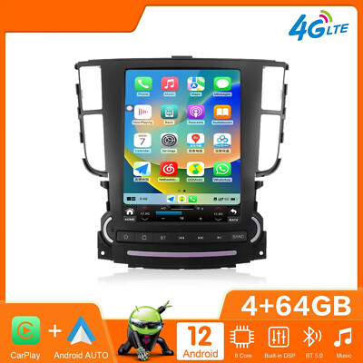 For Acura Tl 2004-2008 Android Tesla Car Radio 2din Stereo Receiver Gps Navi
