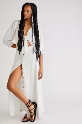 chinese dress ladies Free People String of Hearts Maxi Black SM (Women's 4-6) at Amazon Women's  Clothing store main image 1