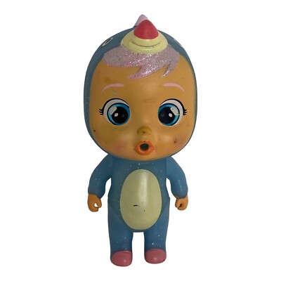   CRY BABIES 4'' MAGIC TEARS MINI DOLL BLUE PINK ANIMAL VINYL MOLLIE MOLE - L5