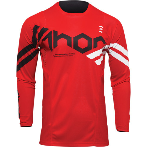 THOR PULSE CUBE RED WHITE MAGLIA DA CROSS-ENDURO TAGLIA XL - Imagen 1 de 2
