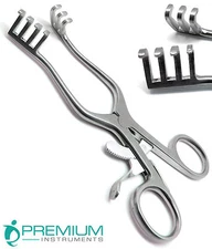 Weitlaner Retractors 6.5" Blunt 3x4 Prongs Surgical Veterinary Instruments