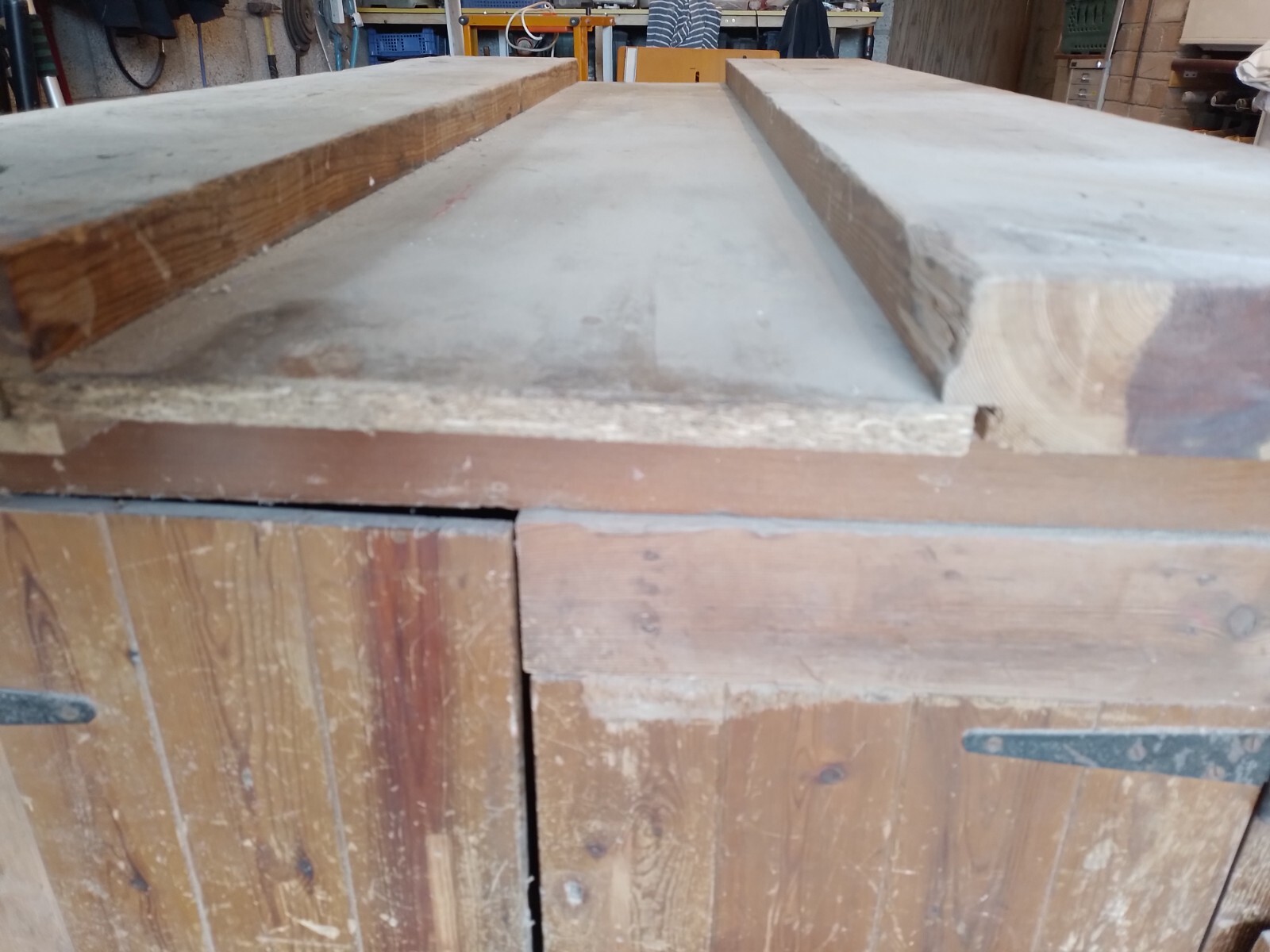 Used Carpenters / Joiners woodworking bench with vice eBay