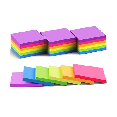 Posty Notes Ebay (24 Pack) Sticky Notes 3x3 in Post Bright Stickies Colorful Super ...