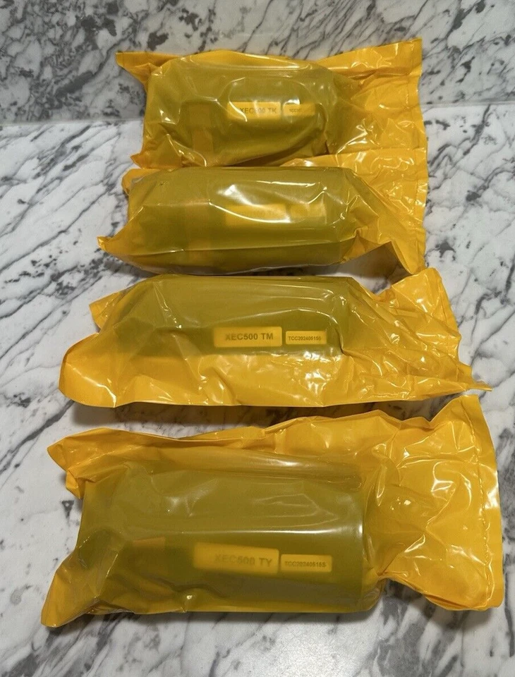 Conjunto de cartucho de toner 4 peças KCMY para Xerox C500 C500N C505 C505N lacrado - Imagem 4 de 4