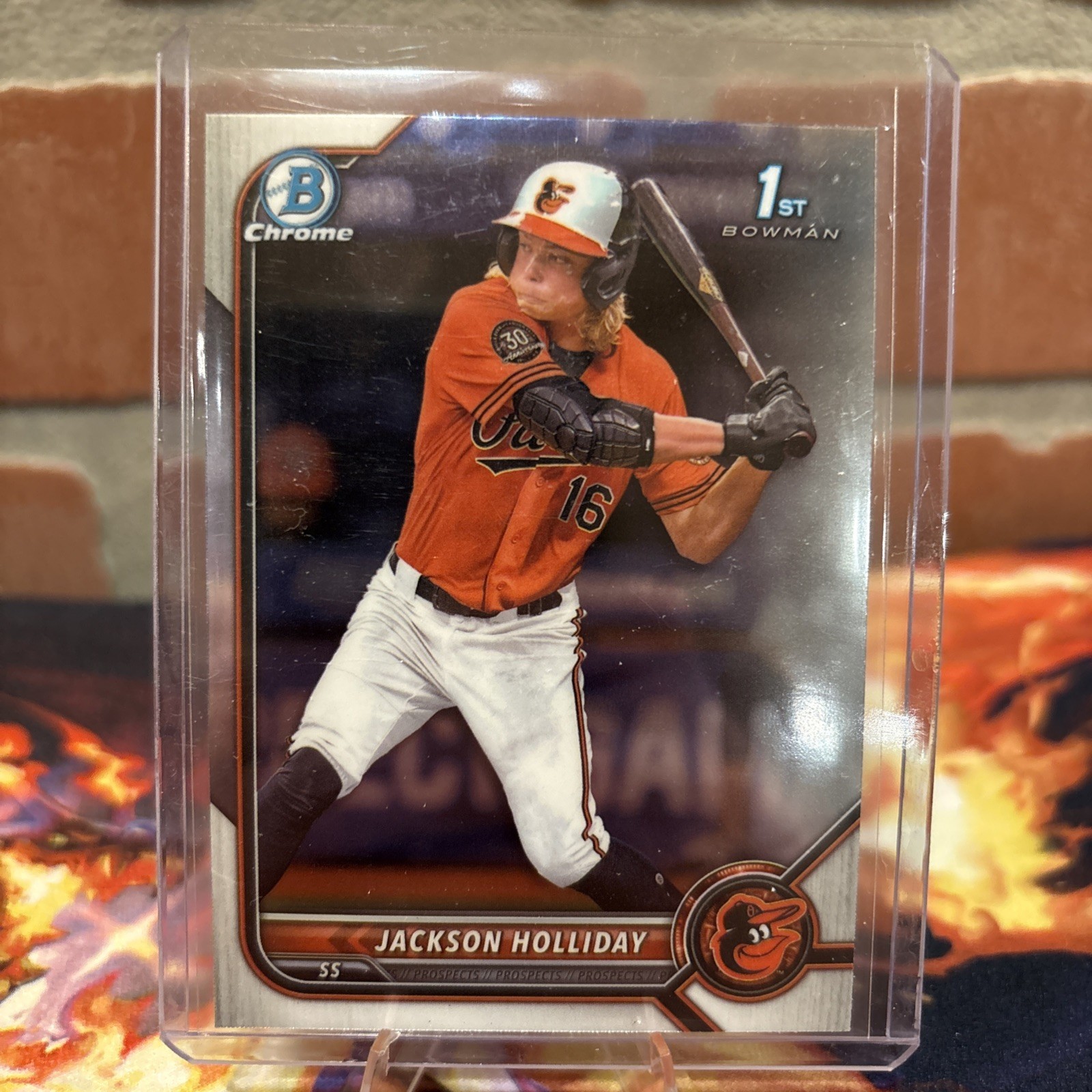 2022 Bowman Draft Chrome Jackson Holliday 1st Bowman Rookie #BDC-168 Orioles
