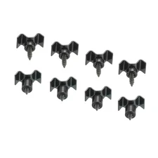 Guitar String Trees Retainer Guides Black for Guitar Bass with Screws 4 Set