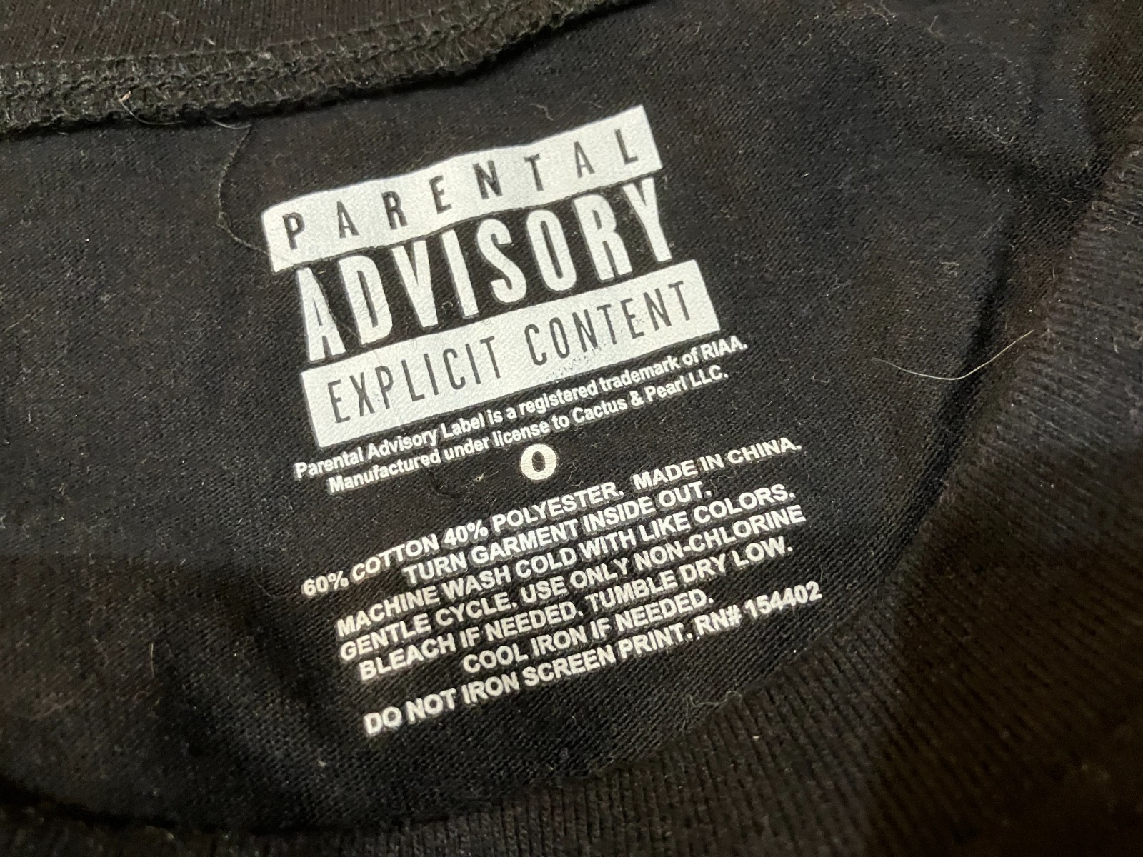 Parental Advisory - Explicit Content Black Tee Sh… - image 4