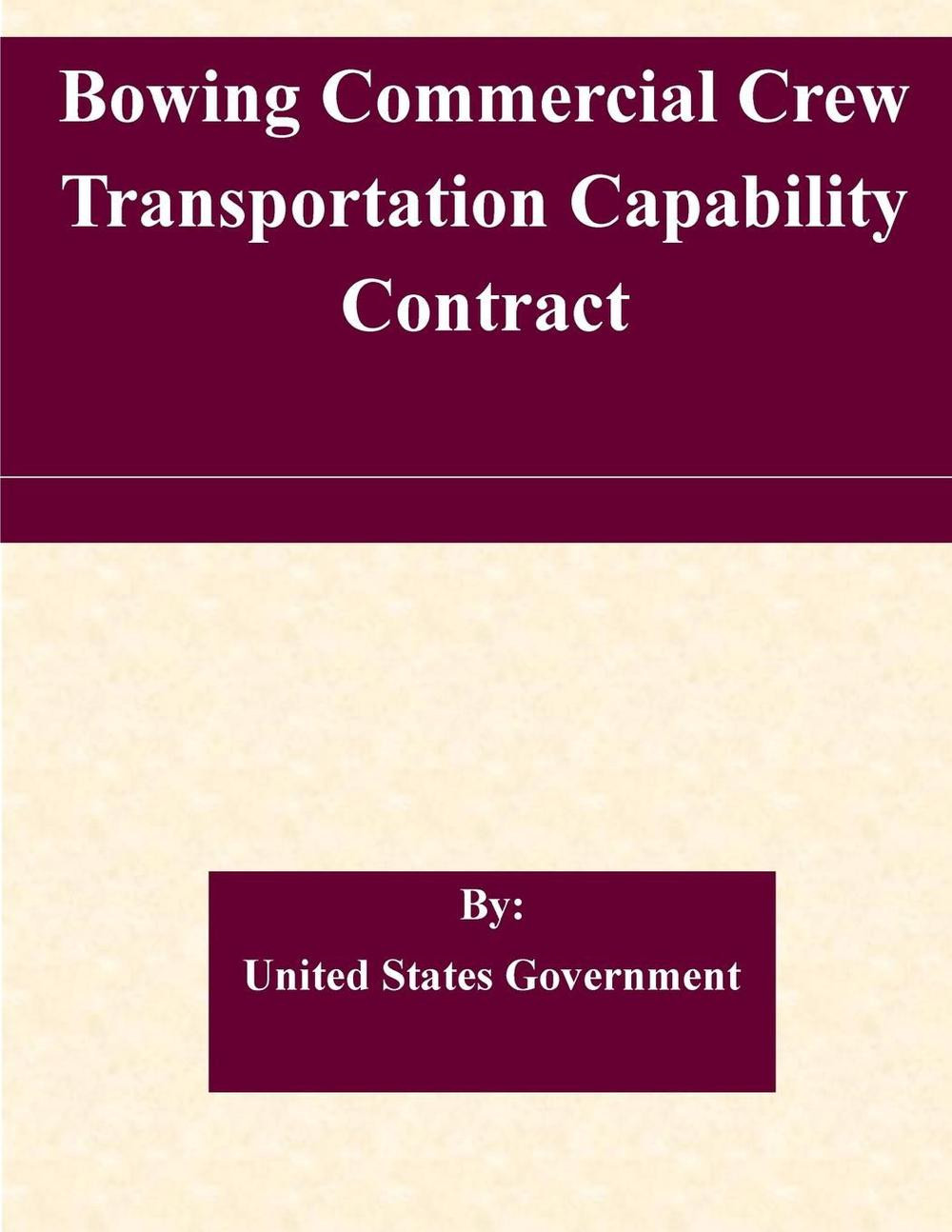 Boeing US Government Commercial Crew Transport Contract