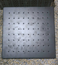 Rain Shower Head, Matte Black Rainfall