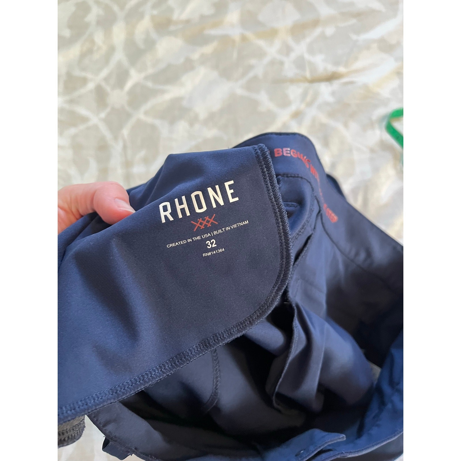 Rhone commuter blue pants men’s size 32